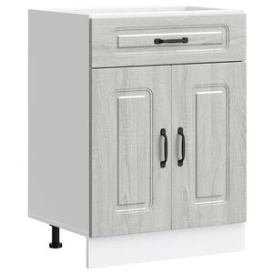 vidaXL Base da Cucina Kalmar Grigio Sonoma in Legno Multistrato