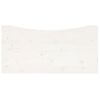 vidaXL Piano Scrivania Bianco 110x55x2,5 cm in Legno Massello di Pino
