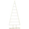 vidaXL Albero di Natale Decorativo in Metallo Nero 180 cm