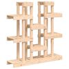 vidaXL Supporto per Piante 104,5x25x109,5 cm in Legno Massello di Pino