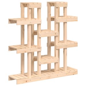vidaXL Supporto per Piante 104,5x25x109,5 cm in Legno Massello di Pino