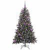 vidaXL Albero di Natale artificiale con 150 LED Verde 150 cm