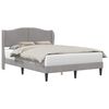 vidaXL Struttura del letto Grigio Chiaro 140 x 200 cm Velluto