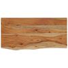 vidaXL Mensola a Muro 40x30x3,8cm Rettangolare Legno Acacia Bordi Vivi
