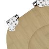 vidaXL Sedile per toilette con chiusura morbida Colore bamboo chiaro