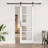 vidaXL Porta scorrevole Bianco 73,5 x 211 cm