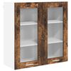 vidaXL Armadio pensile Rovere fum&eacute; 80 x 31 x 80 cm