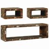vidaXL Set mobile TV 3 pz Multicolore 100 x 30 x 32 cm