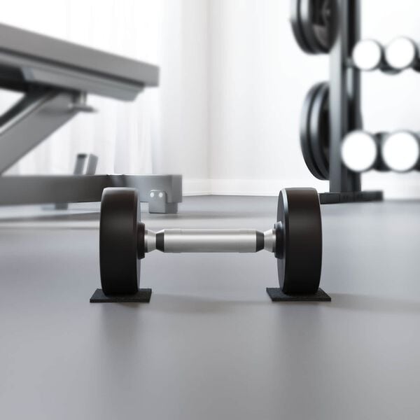 vidaXL Tappetino in Gomma Nero Gomma