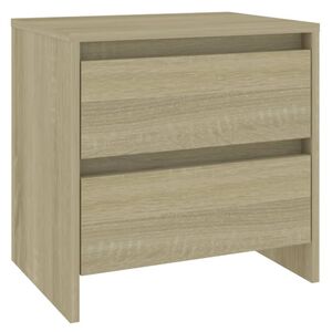 vidaXL Comodino Rovere Sonoma 45x34,5x44,5 cm in Truciolato