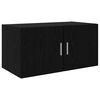 vidaXL Armadietto a muro Rovere nero 80 x 42.5 x 40 cm