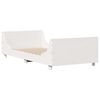 vidaXL Letto senza Materasso Bianco 75x190 in Legno Massello di Pino