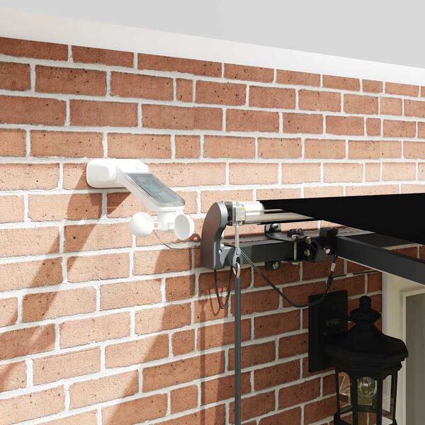 vidaXL Tessuto per Tenda con Nero 500 &times; 350 cm Poliestere