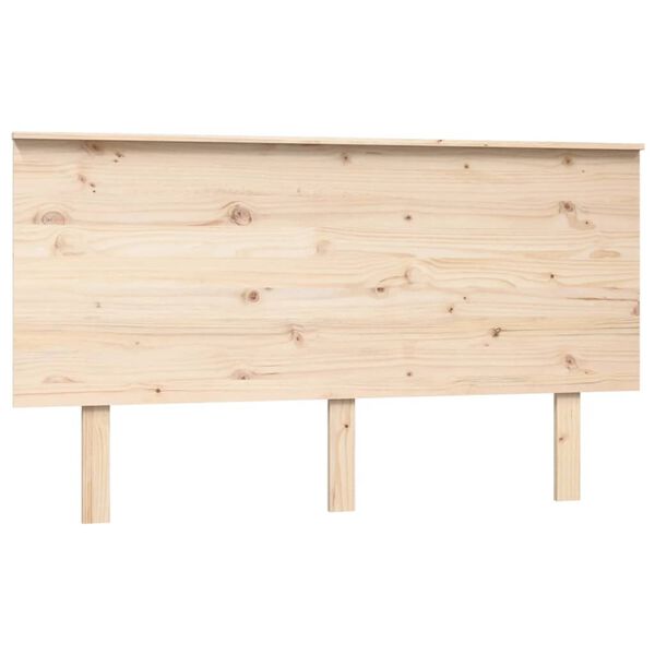 vidaXL Testiera per Letto 144x6x82,5cm Legno Massello di Pino