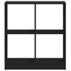 vidaXL Libreria Nera 68,5x32x75 cm in Legno Multistrato