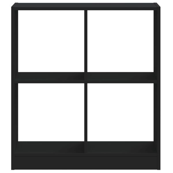 vidaXL Libreria Nera 68,5x32x75 cm in Legno Multistrato