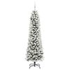 vidaXL Albero di Natale artificiale con 300 LED Bianco 210 cm