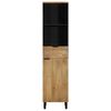 vidaXL Mobile da Bagno Marrone 38x33x160 cm in Legno Massello di Mango