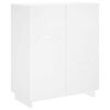 vidaXL Mobile per scarpe 73 x 38 x 87,5 cm Legno ingegnerizzato Bianco