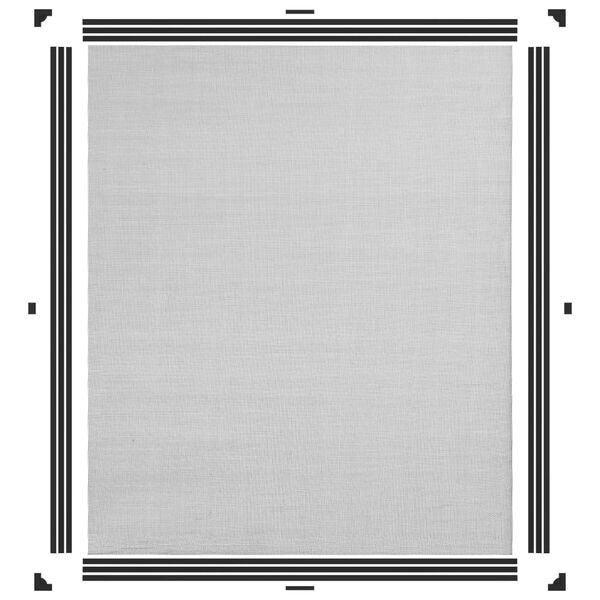 vidaXL Zanzariera Magnetica Finestre Antracite 100x120cm Fibra Vetro