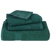 vidaXL Asciugamani da Bagno 10 pz Verde 100x150cm 360 g/m² 100% Cotone