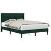 vidaXL Struttura del letto Verde Scuro 160 x 200 cm Velluto