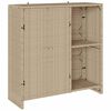 vidaXL Armadio con lo scaffale Beige 100 x 36 x 102 cm Rattan