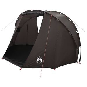 vidaXL Tenda da Pesca per 5 Persone Marrone Impermeabile