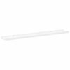 vidaXL Mensole con Sporgenza 2 pz Bianche 80x9x3 cm MDF