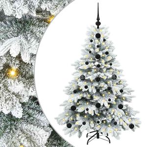 vidaXL Albero di Natale artificiale con 150 LED Bianco 120 cm PE e PVC