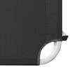 vidaXL Lettino Prendisole in Alluminio e Textilene Nero
