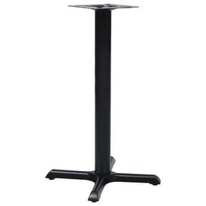 vidaXL Gamba per Tavolino da Bistr&ograve; Nero 56x56x72 cm in Ghisa