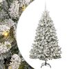 vidaXL Albero di Natale artificiale 180 cm 300 LED Bianco caldo