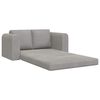 vidaXL Divano letto Grigio chiaro 148 x 71 x 83 cm Velluto