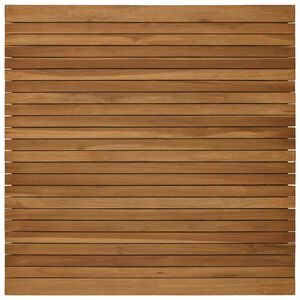 vidaXL Piano del tavolo 90 x 90 x 3,5 cm Quadrato Legno di teak solido