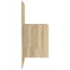 vidaXL Comodini a Muro 2 pz Rovere Sonoma