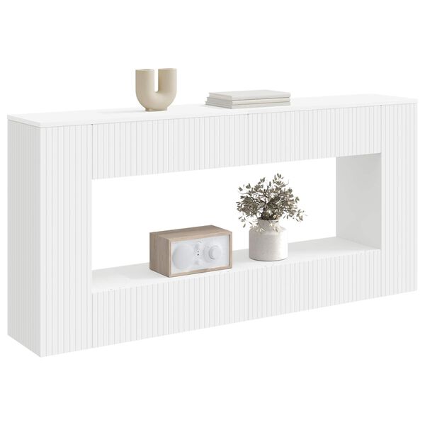 vidaXL Tavolo consolle Bianco 155 x 29 x 74 cm Legno ingegnerizzato
