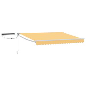 vidaXL Tettuccio Elettrico Retrattile Sabbia 2,5 x 2 m