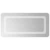 vidaXL Specchio da bagno LED Trasparente 60 x 30 cm vetro temperato