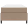 vidaXL Struttura del letto Cappuccino 100 x 200 cm Tessuto