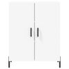 vidaXL Credenza Bianca 69,5x34x180 cm in Legno Multistrato