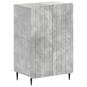 vidaXL Mobile per scarpe ZWOLLE 59,5 x 39,5 x 91,5 cm Grigio Cemento