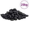 vidaXL Ciottoli Levigati 25 kg Neri 2-5 cm