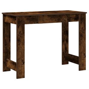 vidaXL Scrivania Rovere Fumo 100x45x75 cm in Legno Multistrato