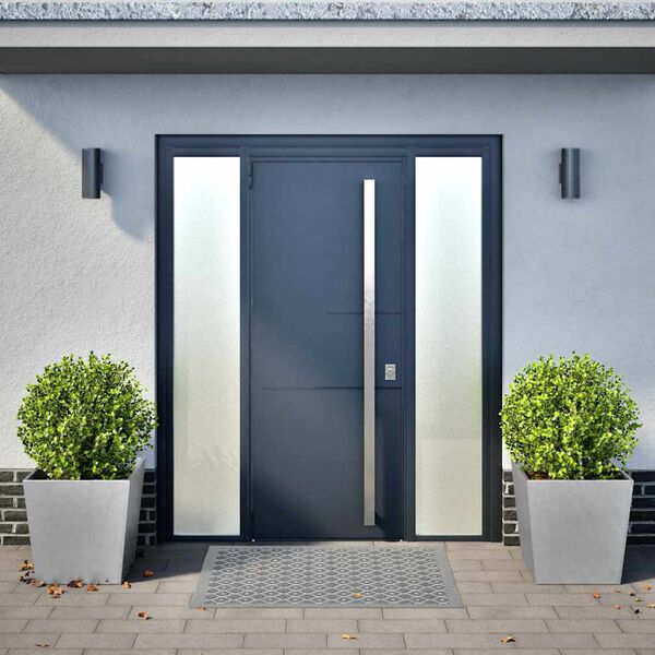 vidaXL Fioriere da Giardino 2 pz 50x50x50 cm in Acciaio Zincato