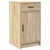 vidaXL Credenza Rovere Sonoma 40 x 40.5 x 75 cm Legno multistrato