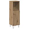 vidaXL Armadietto Bagno Rovere 30x30x100 cm Legno Multistrato
