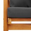 vidaXL Set Salotto da Giardino 5 pz con Cuscini Legno Massello Acacia