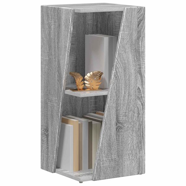 vidaXL Mensola laterale Grigio Sonoma 33 x 32 x 70,5 cm