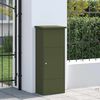 vidaXL Cassetta per pacchi Oliver verde 44,5 x 29 x 110,5 cm Acciaio